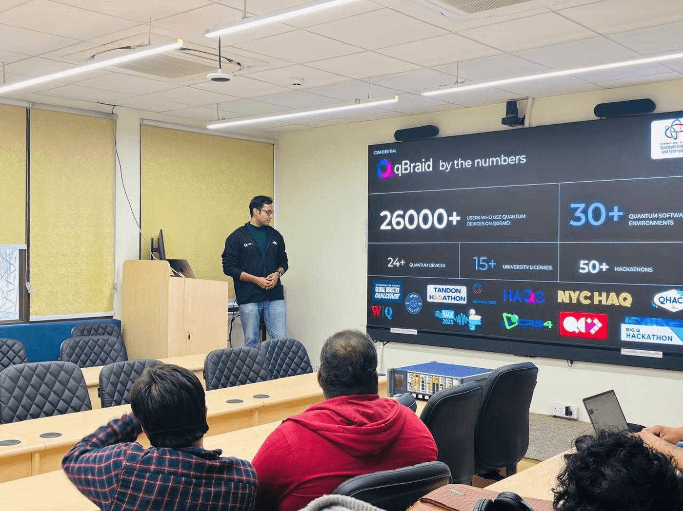 A qBraid platform briefing for faculty and students at IIT Delhi